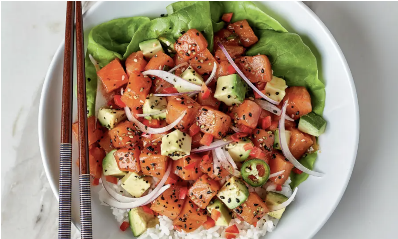 poke salmão